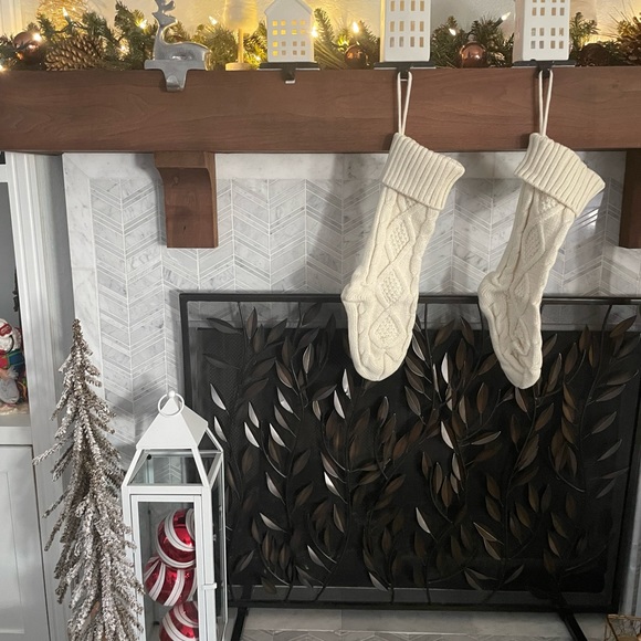 Cream white cable knit stockings, new - Picture 4 of 4